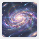 Search for deep space square stickers Nebula