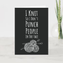 Search for funny knitting cards Knitter