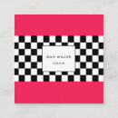 Search for chequerboard business cards Chequered