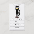 Search for black cat business cards Fun