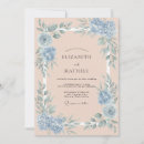 Search for serenity blue wedding invitations Floral