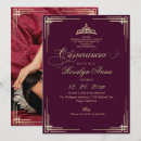 Search for hot pink and gold invitations Tiara
