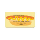 Search for hot dog return address labels Funny