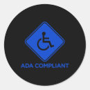Search for accessibility stickers Ada