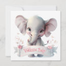 Search for blank postcards baby pregnancy invitations Elephant