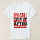 Search for 10th anniversary tshirts Husband