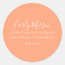 Search for peach return address labels Simple