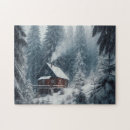 Search for snow scene puzzles Winter landscape