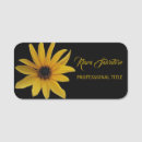 Search for sunflower name tags Yellow