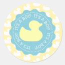Search for rubber ducky baby shower stickers Blue