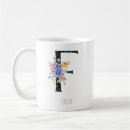 Search for letter f mugs Black and white