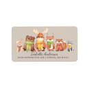 Search for winter animal return address labels Woodland