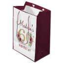 Search for 60th birthday gift bags Burgundy
