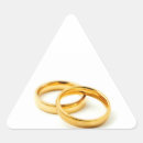 Search for triangle wedding stickers White