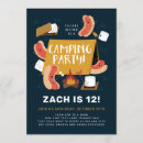 Search for camping tent invitations Slumber party