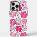 Search for pink paw prints iphone cases Girly