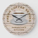 Search for coffee kitchen clocks Cafe