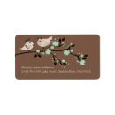 Search for love birds return address labels Brown