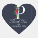 Search for p monogram stickers Bridal