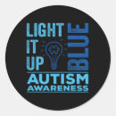 Search for light it up blue stickers Neurodivergence