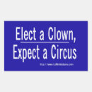 Search for anti clown stickers Democrats