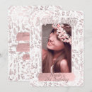 Search for rose gold foil birthday invitations Trendy