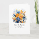 Search for blue and orange thank you cards Botanical