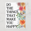 Search for makes happy postcards Motivational