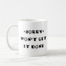 Search for apologise mugs Sorry