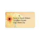 Search for gerbera daisy wedding return address labels Flower
