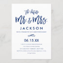 Search for navy blue grey white invitations Typography