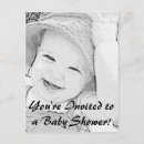 Search for babe 4x5 invitations Shower