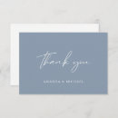 Search for dusty blue wedding thank you cards Modern
