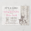 Search for rustic deer baby shower invitations Woodland