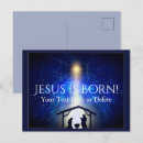 Search for nativity of jesus postcards Blue