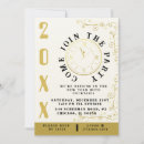 Search for nye party invitations Gold