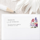 Search for boho floral return address labels Calligraphy