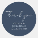 Search for navy wedding stickers Classic