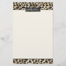 Search for leopard print stationery paper Elegant