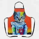 Search for space cat aprons Astronaut