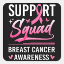 Search for breast cancer support stickers Squad