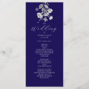 Search for royal blue wedding programmes Elegant