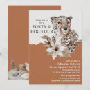 Search for animal 40th birthday invitations Modern
