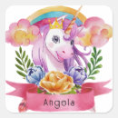 Search for cute rainbow unicorn stickers Purple
