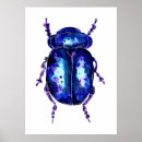 Search for blue beetle posters Watercolor