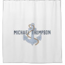 Search for boat anchor shower curtains White
