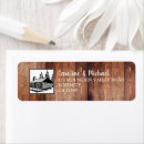 Search for cabin return address labels Wood