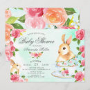 Search for bunny tea party invitations Watercolor
