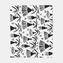 Search for black and white pattern blankets Nature