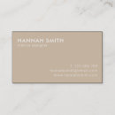 Search for tan business cards Professional